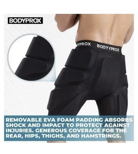 Bodyprox Schutzausrüstung gepolsterte Shorts Snowboard Skate Board Ski Radfahren klein - Bild 3 von 4