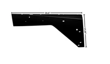 1966-77 Ford Bronco Fender Apron - RH New Dii