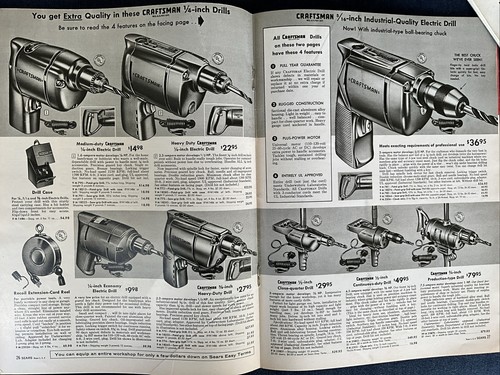 3 Vintage 50’s 60’s Sears Roebuck Booklets Tools, Electric Wiring, Plumbing - Picture 15 of 16
