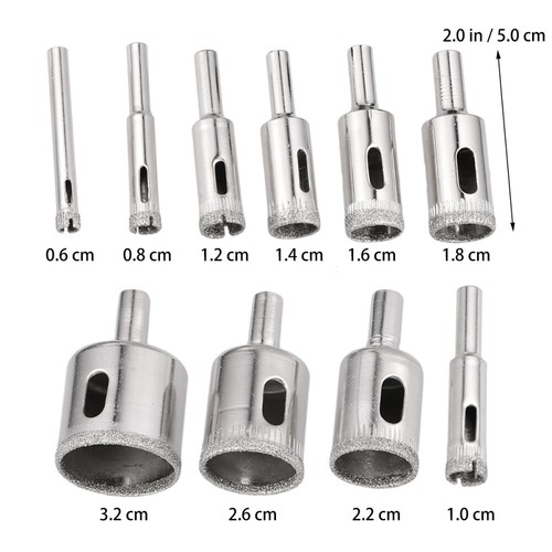 Tile Tools Drill Bits Ceramic Drilling officiel Through Porcelain Tile