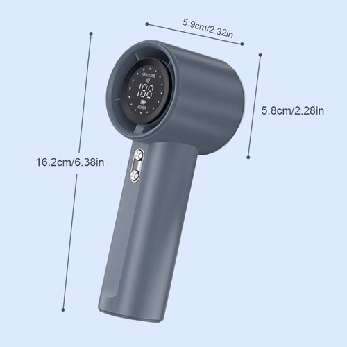 High Speed Fan 100 Speeds Electric Cooling Fan USB Rechargeable for Home Office  - Picture 23 of 24