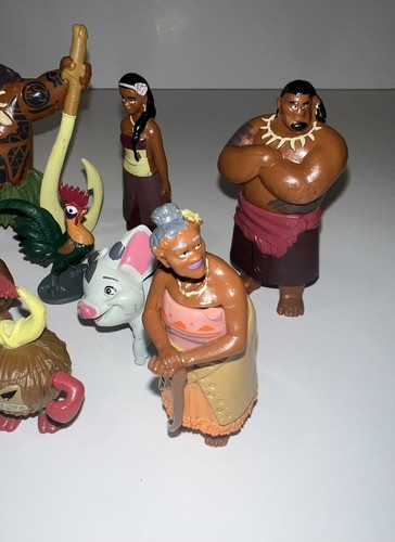 10 Stück Moana Tortenaufleger Mini Figuren - Bild 4 von 13