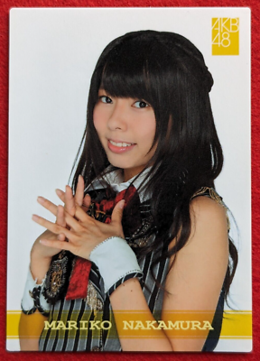 【信48】グループサウンズ タンバリン musical toy mariko MARIKO NAKAMURA AKB48 Trading Collection 2011 AKS R256N Japanese