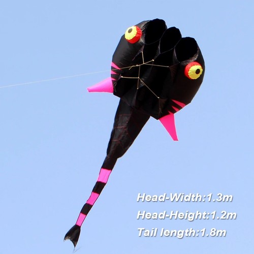1.5㎡ Tadpole Kite Single Line Kite 30D Ripstop Soft Inflatable Show Kite - Picture 3 of 11