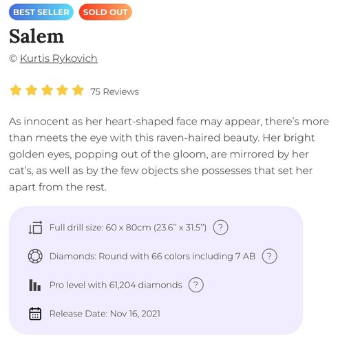 DREAMER DESIGNS - Salem -  Kurtis Rykovich - Sold Out - Bild 5 von 6