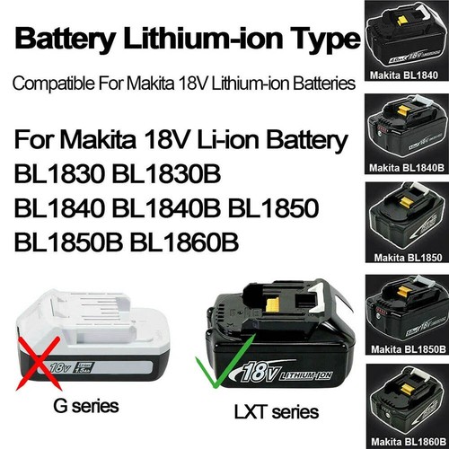 Für Makita LXT BL18 18V Akku Kabelloses bürstenloses Staubluftgebläse+LED - Bild 6 von 17