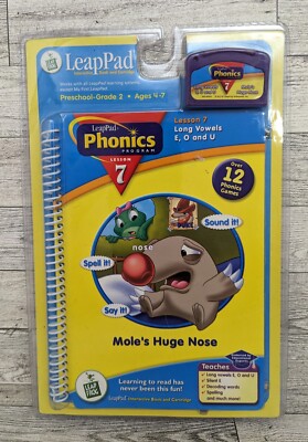 LeapFrog LeapPad Interactive Book & Cartridge PHONICS Program Lesson 7