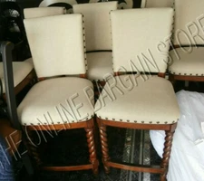 2 Frontgate Lancaster Donegal Barstool COUNTER bar 25" seat Wood Kitchen Stool