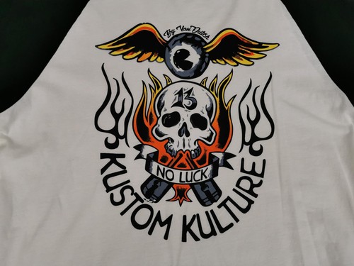 Von Dutch Ee Uu Verano Camiseta Vintage 13 Nú Suerte Kustom Kulture Talla:L Tip - Imagen 5 de 7