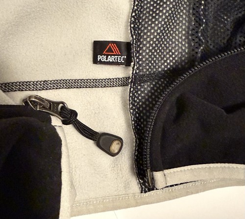LL Bean Men's Polartec Fleece Jacket XL Black Full Zip Outdoor Hiking Athletic - Picture 10 of 16