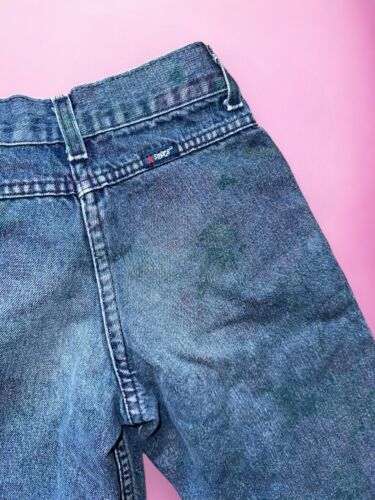Vintage 80’s 90’s Smacs High Waisted Denim Cotton Blend Jeans Kids Girls Sz 8 - Picture 4 of 9