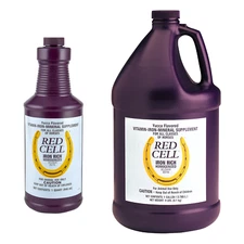 Horse Health Red Cell Iron Rich Selenium Biotin Supplement (1 Quart or 1 Gallon)