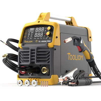 200A 5-in-1 MIG Welder, 110/220V Dual Voltage, Multi-Process Aluminum