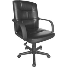 Mainstays Contemporary Office Chair Multiple Colors Candy Heart Ebay Item 1 Mainstays Tufted Leather Mid Back Office Chair Multiple Colors