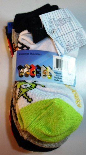 6 PAIRS DISNEY BOYS GIRLS MONSTERS TOY STORY INCREDIBLES SOCKS SIZE 6-7.5 L184 - Picture 3 of 6