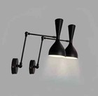 Italian Brass Wall Light Stilnovo Sconce Mid-Century Modern Sconce Wall Light