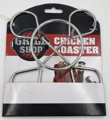 Grill Shop - Chicken Roaster - Accommodates Standard Beverage Can - New