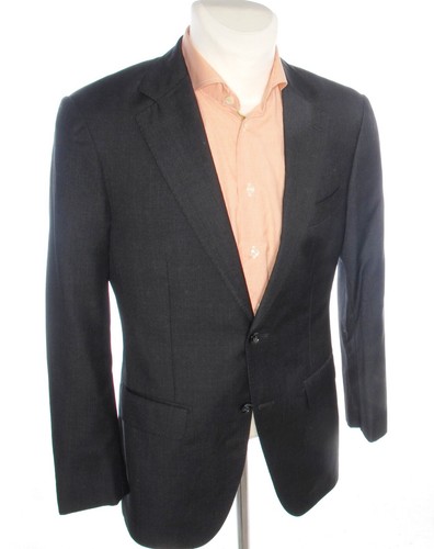 SUITSUPPLY Men's Vitale Barberis Super 110's Blue Suit Jacket Blazer 48 UK 38'' - Picture 9 of 24
