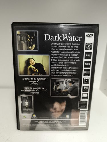 DVD Dark Water -envio Certificado - Imagen 2 de 2