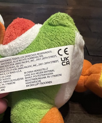YOSHI Nintendo Super Mario Bros. Peluche 10" verde Yoshi figura di peluche 2021 - Foto 10 di 12