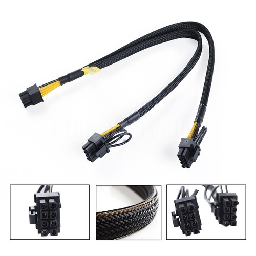 New 8pin to Dual 8pin For HP ML350P G8 Motherboard GPU Power Supply Cable 35cm - Picture 13 of 18