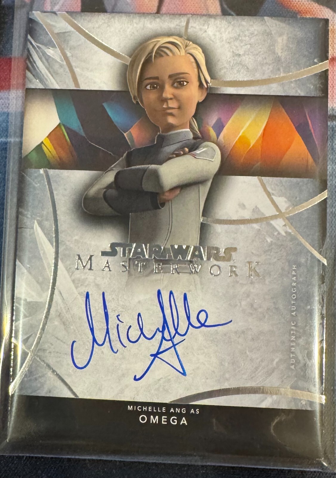 2024 Topps Star Wars Masterwork #A-MA Michelle Ang As Omega On-Card Auto