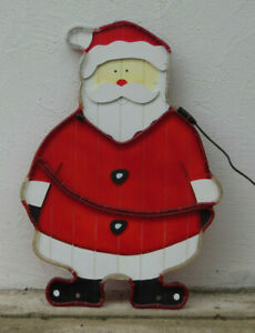 LED Fensterlicht Weihnachtsmann 20 Lichter Beleuchtung Nikolaus Schneemann Deko