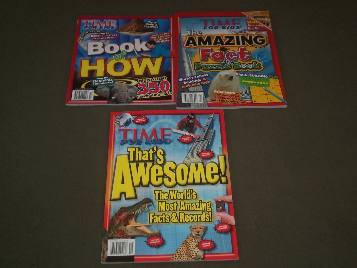 2000S TIME FOR KIDS MAGAZINE LOT OF 3 ISSUES - GREAT COVERS