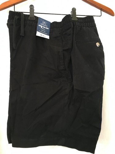 Neu George Herren gewebte Pull-On Shorts superweich über dem Knie 9" schwarz Sie wählen - Bild 1 von 4