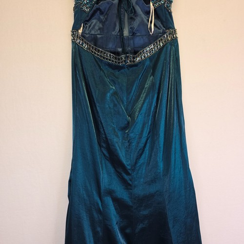 Envious Couture Prom Dress 14 Sequin Beaded Lace Up Whimigoth Maxi Gown READ - Picture 10 of 22