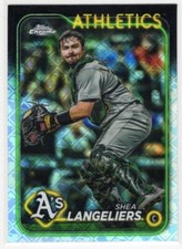 Shea Langeliers 2024 Topps Chrome #205 Logofractor Oakland Athletics MLB