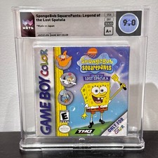 SpongeBob Squarepants: Legend of the Lost Spatula (GBC, 2001) Sealed WATA 9.0 A+