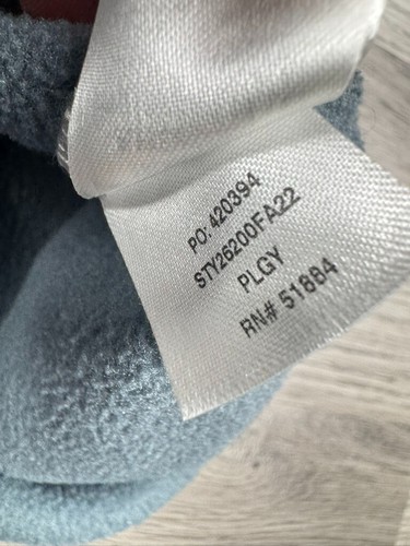 Patagonia Sweater Mens M Gray Plume Blue Microdini 1/2 Zip Pullover Fleece - Picture 7 of 9
