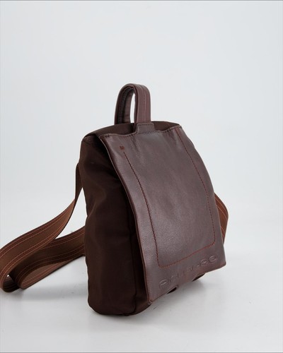Piquadro Borsa Donna In Tela Col. Marrone - Foto 2 di 5
