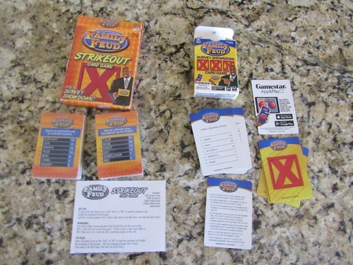 Lot 2 Card Games-Family Feud-Survey Showdown-Strikeout-Endless-Card Game - Bild 6 von 12