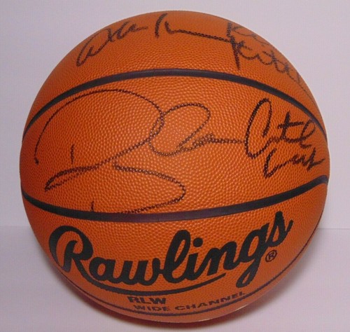 RAY ALLEN ANTOINE WALKER KERRY KITTLES ALLEN IVERSON CERTIFICADO DE AUTENTICIDAD DE BALONCESTO DE LA NCAA - Imagen 5 de 12