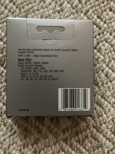 One New Nukote B268 Black Correctable Film Fits Smith-Corona H Series - Picture 2 of 3