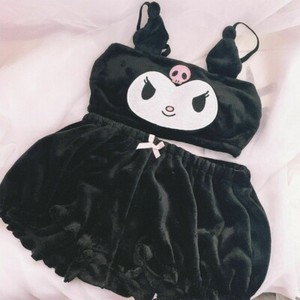 Details about / Melody Cinnamoroll Velvet Tube Top Panties Set For Girl Underwear Bra Bloomers