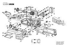 Bosch PBS 60 E Ersatzteile | 0603275603 | Bandschleifer | 230V | Ersatzteilliste