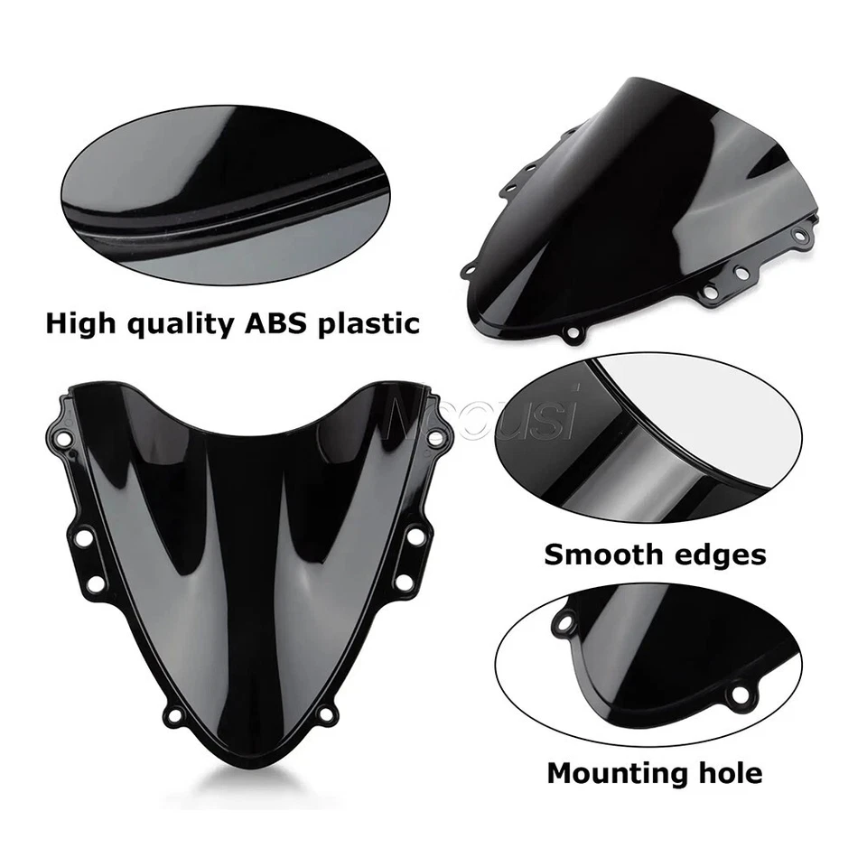 For Suzuki GSXR 600 750 R K4 2004-2005 Motorcycle Windscreen Windshield - Image 4 of 4