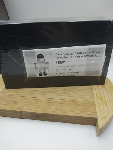 Toy Soldier Blue Alarm Clock When Alarm Goes off Eyes Flash the Bell Rings Cool - Picture 14 of 14