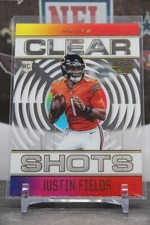 Illusions Football 2021 Clear Shots RC Justin Fields No.CS-19 Chicago Bears