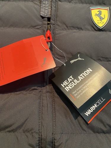 Puma Scuderia Ferrari MT7 Ecolite Hooded Puffer Jacket Black New W/Tags Men’s M - Picture 14 of 15