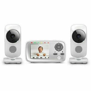 Motorola MBP483-2 2.8" Video Baby Infant Monitor with Two Cameras
