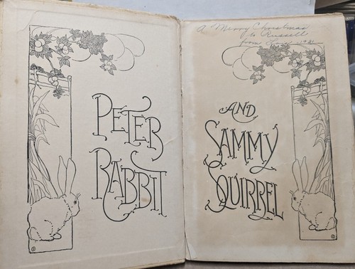 1918 Peter Rabbit And Sammy Squirrel Illus. By Virginia Albert Publish Saalfield - Picture 4 of 24
