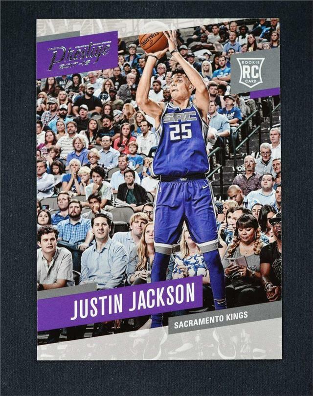 2017-18 Prestige Base #165 Justin Jackson RC