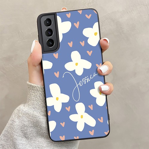 Daisy Floral Personalised Phone Case For Samsung Galaxy S23 FE S22 S24 S21 Cover - Picture 39 of 91