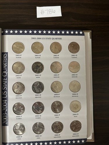 1999-2009 P&D OFFICIAL STATE & TERRITORY QUARTER COLLECTORS ALBUM COMPLETE #786 - Picture 6 of 14