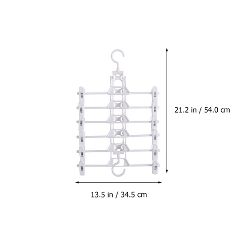 Multifunctional Trouser Stand Man Multilayers Pants Hanger Plastic Hangers - Picture 11 of 12