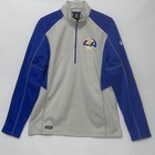 Nfl Team Apparel Los Angeles Rams 1/2 Zip Fleece Football Game Jacket Size Xl